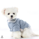 Camisa Tricot Xadrez - Azul