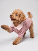 Camisa Tricot Xadrez - Rosa
