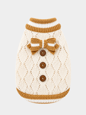Cardigã Tricot - Marrom Doce de Leite