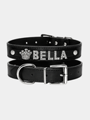 Coleira personalizada Pipet - Preto