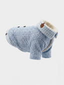 Camisa Tricot Xadrez - Azul