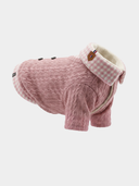 Camisa Tricot Xadrez - Rosa